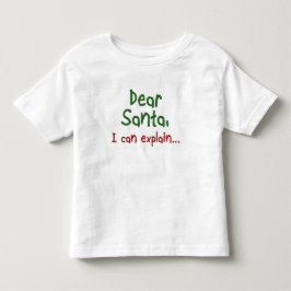 Funny Santa Quote Kleinkinder Weihnachtskleidung Kleinkind T-shirt