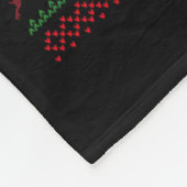 Funny Santa Riding Shark Ugly Christmas Sweaters S Fleecedecke (Ecke)