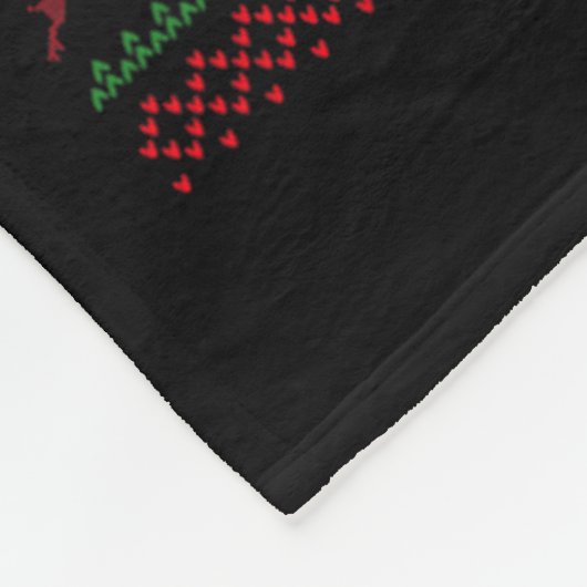 Funny Santa Riding Shark Ugly Christmas Sweaters S Fleecedecke (Ecke)