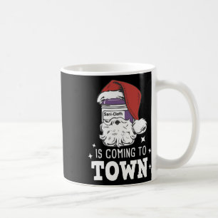 Funny Santa Sani Tuch kommt in die Stadt Er Nurese Kaffeetasse