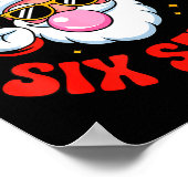Funny Santa Says 6 7 Six Seven Christmas Meme Holi Poster (Ecke)