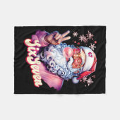 Funny Santa Says Six Seven Christmas 67 Meme Xmas Fleecedecke (Vorderseite (Horizontal))