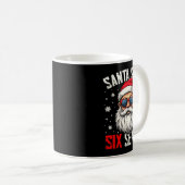 Funny Santa Says Six Seven Christmas 67 Meme Xmas  Kaffeetasse (VorderseiteRechts)
