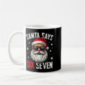 Funny Santa Says Six Seven Christmas 67 Meme Xmas Kaffeetasse (Links)