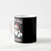 Funny Santa Says Six Seven Christmas 67 Meme Xmas Kaffeetasse (Vorderseite Links)