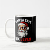 Funny Santa Says Six Seven Christmas 67 Meme Xmas Kaffeetasse (Links)