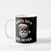 Funny Santa Says Six Seven Christmas 67 Meme Xmas  Kaffeetasse (Links)