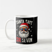Funny Santa Says Six Seven Christmas 67 Meme Xmas Kaffeetasse (Links)