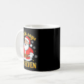 Funny Santa Says Six Seven Christmas 67 Meme Xmas Kaffeetasse (Vorderseite Links)