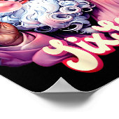 Funny Santa Says Six Seven Christmas 67 Meme Xmas  Poster (Ecke)