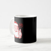 Funny Santa Says Six Seven Christmas 67 Xmas Boys Kaffeetasse (Vorderseite Links)