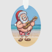 Funny Santa - See Back - Ornament (Vorderseite)