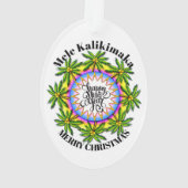 Funny Santa - See Back - Ornament (Rückseite)