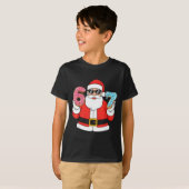 Funny Santa Six Seven 67 Ice Cream Drip Christmas T-Shirt (Vorne ganz)