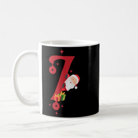 Funny Santa Six Seven Meme Pajama Christmas Matchi Kaffeetasse (Links)