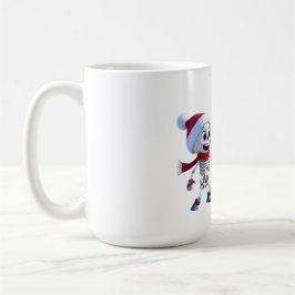 Funny Santa Skeletons Having a Snowball Fight  Kaffeetasse