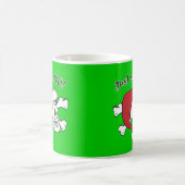 Funny Santa Skull Kaffeetasse (Mittel)