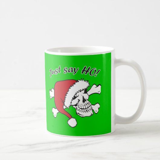 Funny Santa Skull Kaffeetasse (Rechts)