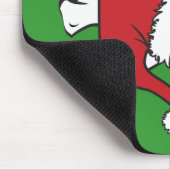 Funny Santa Skull Mousepad (Ecke)