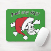 Funny Santa Skull Mousepad (Mit Mouse)