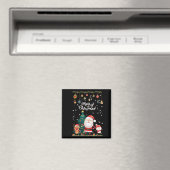 Funny Santa, Snowman, Reindeer Frohe Weihnachten Magnet (In Situ (Geschirrspüler))