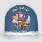 Funny Santa Special Delivery holiday Schneekugeln (Vorderseite)