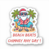 FUNNY SANTA STICKER (Vorderseite)