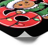 Funny Santa Stop 67 Gingerbread Six Seven Meme Poster (Ecke)