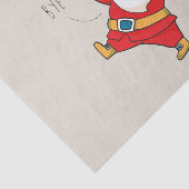 Funny santa thanks for coming seidenpapier (Ausschnitt)