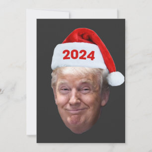 Funny Santa Trump 2024 Weihnachten Trump Liebhaber Einladung