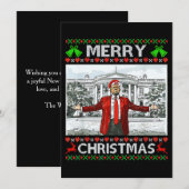 Funny Santa Trump frohe Weihnachten (Vorne/Hinten)