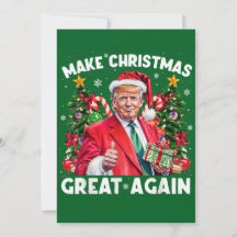 Funny Santa Trump Geschenk machen Weihnachten wied