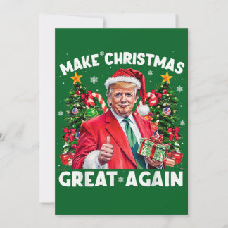Funny Santa Trump Geschenk machen Weihnachten wied