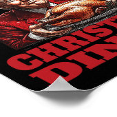 Funny Santa Trump Gewinner Weihnachts-Abendessen X Poster (Ecke)