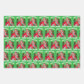 Funny Santa Trump Gift Wrap Geschenkpapier Set (Vorderseite 3)