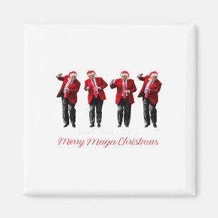 Funny Santa Trump haben Sie ein frohes Weihnachtsf Magnet