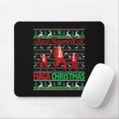 Funny Santa Trump haben Sie ein frohes Weihnachtsf Mousepad (Mit Mouse)