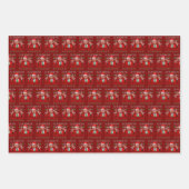 Funny Santa Trump, ich bin zu Weihnachten Zuhause Geschenkpapier Set (Vorderseite 3)