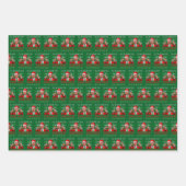 Funny Santa Trump, ich bin zu Weihnachten Zuhause Geschenkpapier Set (Vorderseite 2)