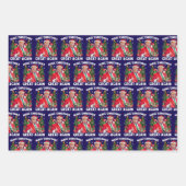 Funny Santa Trump | Weihnachten wieder großartig m Geschenkpapier Set (Vorderseite 2)
