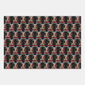 Funny Santa Trump | Weihnachten wieder großartig m Geschenkpapier Set (Vorderseite)