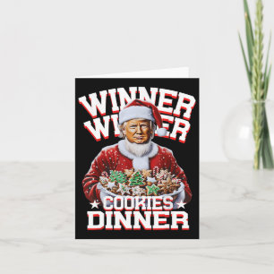 Funny Santa Trump Weihnachts Gewinner Cookies Karte