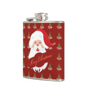 Funny Santa - Vinyl Flask Flachmann (Links)