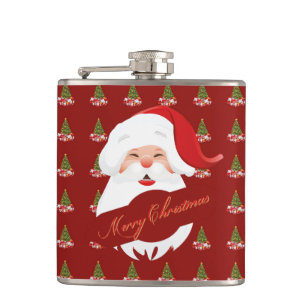 Funny Santa - Vinyl Flask Flachmann