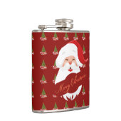 Funny Santa - Vinyl Flask Flachmann (Rechts)