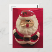Funny Santa ~ Weihnachtspostkarte Postkarte (Vorne/Hinten)