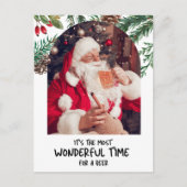 Funny Santa Wunderschöne Zeit Biere Weihnachten (Vorderseite)