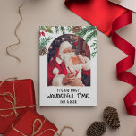 Funny Santa Wunderschöne Zeit Biere Weihnachten<br><div class="desc">Unsere "It's the Most Wonderful Time for a Bier" Funny Weihnachtskarte - eine skurrile und festliche Art, Ihren Feiertagsgruß mit einem Spaß zu bereichern! Auf dieser Karte befindet sich der Weihnachtsmann, der selbst ein fröhlicher alter Mann ist, der sich eine Pause von seinen Geschenkaufgaben macht, um eine kalte zu genießen....</div>