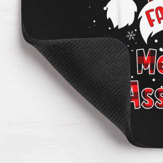 Funny Santa's Favorite Medical Istant Christmas Pa Mousepad (Ecke)