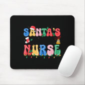 Funny Santa's Favorite Nurse Christmas Nursing Xma Mousepad (Mit Mouse)